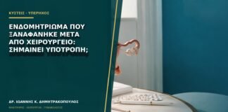 Ενδομητρίωμα που ξαναφάνηκε μετά από χειρουργείο: σημαίνει υποτροπή;