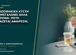 Παραωοθηκική κύστη που μεγαλώνει αλλά δεν πονά: πότε χρειάζεται αφαίρεση; Παραωοθηκική κύστη που μεγαλώνει αλλά δεν πονά: πότε χρειάζεται αφαίρεση;