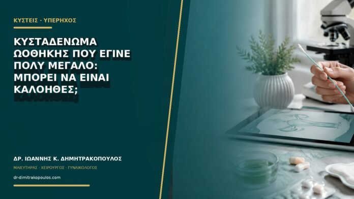 gynaikologikes-ypiresies-b67-39 Κυσταδένωμα ωοθήκης που έγινε πολύ μεγάλο: μπορεί να είναι καλοήθες;