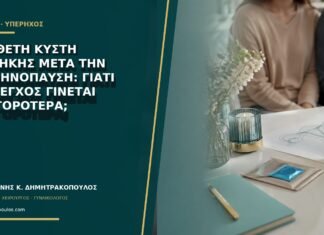 Σύνθετη κύστη ωοθήκης μετά την εμμηνόπαυση: γιατί ο έλεγχος γίνεται γρηγορότερα;