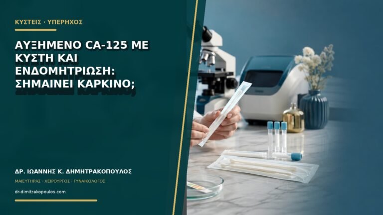 Αυξημένο CA-125 με κύστη και ενδομητρίωση: σημαίνει καρκίνο;