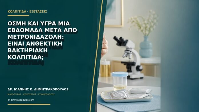 gynaikologikes-ypiresies-b68-14 Οσμή και υγρά μία εβδομάδα μετά από μετρονιδαζόλη: είναι ανθεκτική βακτηριακή κολπίτιδα;