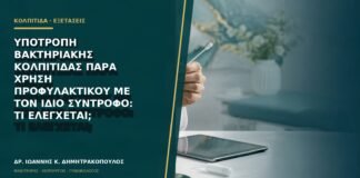 Υποτροπή βακτηριακής κολπίτιδας παρά χρήση προφυλακτικού με τον ίδιο σύντροφο: τι ελέγχεται;