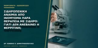 Σιδηροπενική αναιμία από ινομύωμα παρά θεραπεία με σίδηρο: γιατί δεν ανεβαίνει η φερριτίνη;