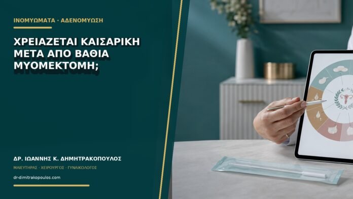 Χρειάζεται καισαρική μετά από βαθιά μυομεκτομή;