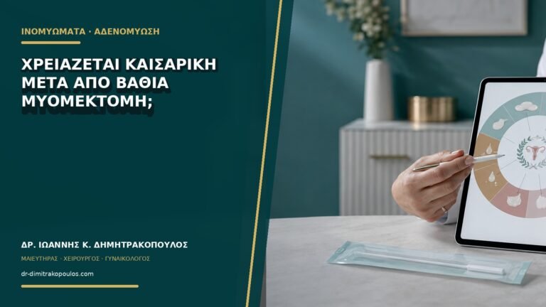 Χρειάζεται καισαρική μετά από βαθιά μυομεκτομή;