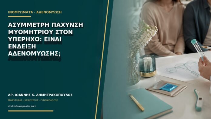 Ασύμμετρη πάχυνση μυομητρίου στον υπέρηχο: είναι ένδειξη αδενομύωσης;