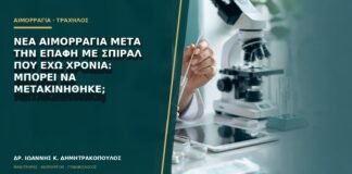 Νέα αιμορραγία μετά την επαφή με σπιράλ που έχω χρόνια: μπορεί να μετακινήθηκε;