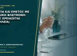 Ναυτία και εμετός με πυελική φλεγμονή: πότε χρειάζεται νοσηλεία;