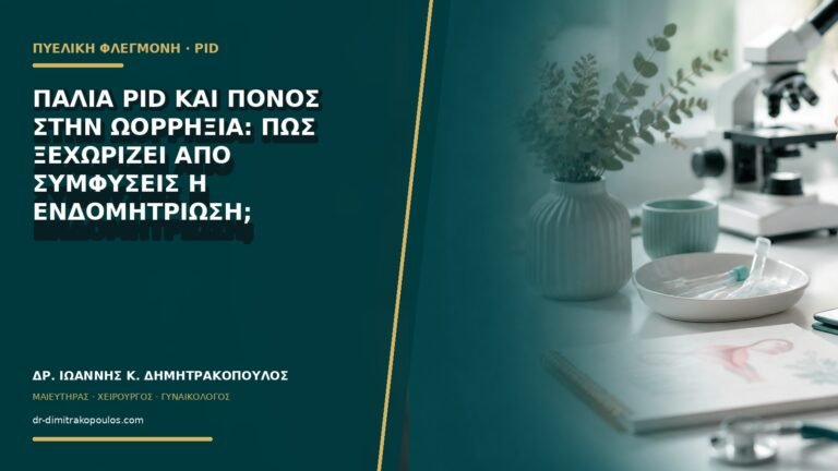 Παλιά PID και πόνος στην ωορρηξία: πώς ξεχωρίζει από συμφύσεις ή ενδομητρίωση;