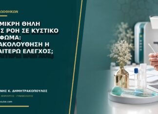 Μία μικρή θηλή χωρίς ροή σε κυστικό μόρφωμα: παρακολούθηση ή περαιτέρω έλεγχος;