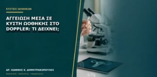Αγγείωση μέσα σε κύστη ωοθήκης στο Doppler: τι δείχνει;