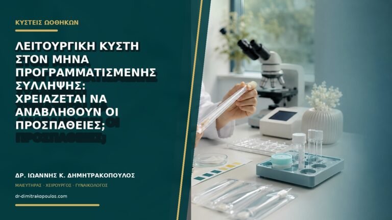 Λειτουργική κύστη στον μήνα προγραμματισμένης σύλληψης: χρειάζεται να αναβληθούν οι προσπάθειες;