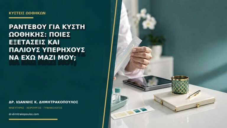 Ραντεβού για κύστη ωοθήκης: ποιες εξετάσεις και παλιούς υπερήχους να έχω μαζί μου;