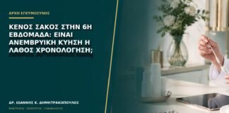 Κενός σάκος στην 6η εβδομάδα: είναι ανεμβρυϊκή κύηση ή λάθος χρονολόγηση;