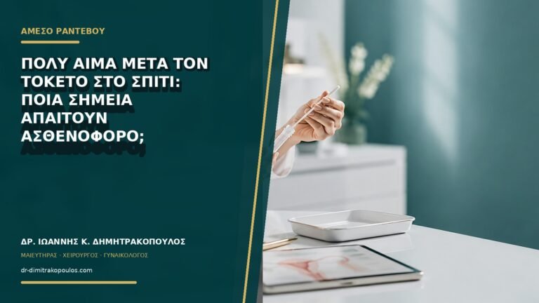 Πολύ αίμα μετά τον τοκετό στο σπίτι: ποια σημεία απαιτούν ασθενοφόρο;