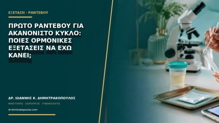 Πρώτο ραντεβού για ακανόνιστο κύκλο: ποιες ορμονικές εξετάσεις να έχω κάνει;