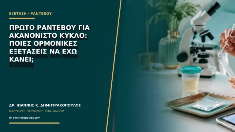 Πρώτο ραντεβού για ακανόνιστο κύκλο: ποιες ορμονικές εξετάσεις να έχω κάνει;