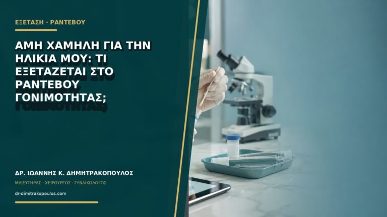 AMH χαμηλή για την ηλικία μου: τι εξετάζεται στο ραντεβού γονιμότητας;