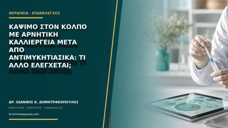 Κάψιμο στον κόλπο με αρνητική καλλιέργεια μετά από αντιμυκητιασικά: τι άλλο ελέγχεται;