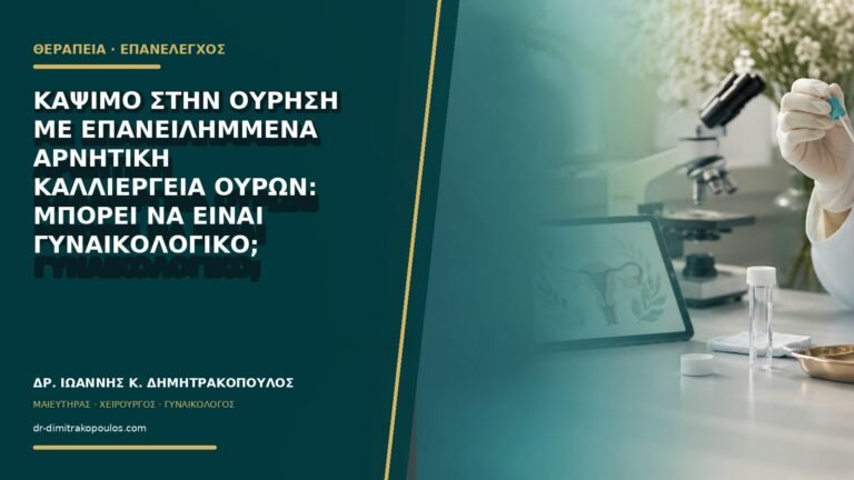 Κάψιμο στην ούρηση με επανειλημμένα αρνητική καλλιέργεια ούρων: μπορεί να είναι γυναικολογικό;