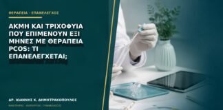 Ακμή και τριχοφυΐα που επιμένουν έξι μήνες με θεραπεία PCOS: τι επανελέγχεται;