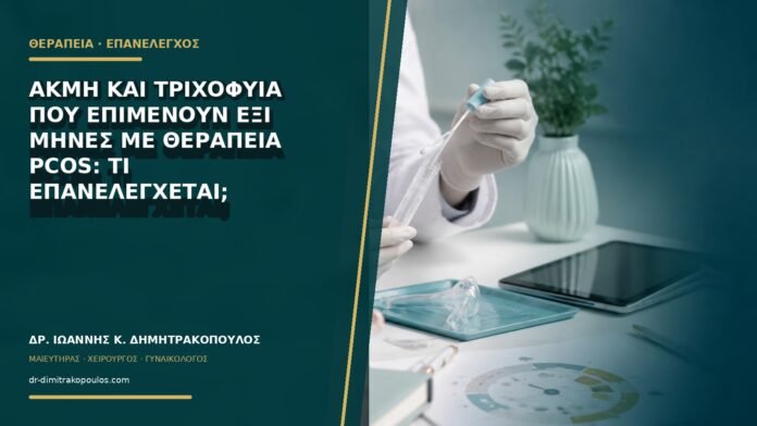 gynaikologikes-ypiresies-b77-28 Ακμή και τριχοφυΐα που επιμένουν έξι μήνες με θεραπεία PCOS: τι επανελέγχεται;