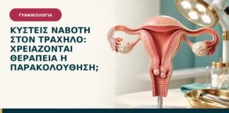 Κύστεις Naboth στον τράχηλο: χρειάζονται θεραπεία ή παρακολούθηση;