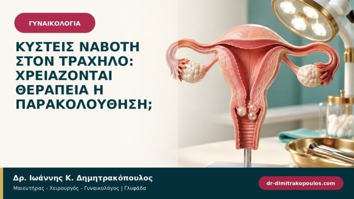 Κύστεις Naboth στον τράχηλο: χρειάζονται θεραπεία ή παρακολούθηση;