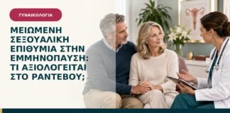Μειωμένη σεξουαλική επιθυμία στην εμμηνόπαυση: τι αξιολογείται στο ραντεβού;