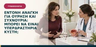 Έντονη ανάγκη για ούρηση και συχνουρία: μπορεί να είναι υπερδραστήρια κύστη;