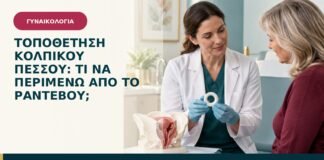 Τοποθέτηση κολπικού πεσσού: τι να περιμένω από το ραντεβού;