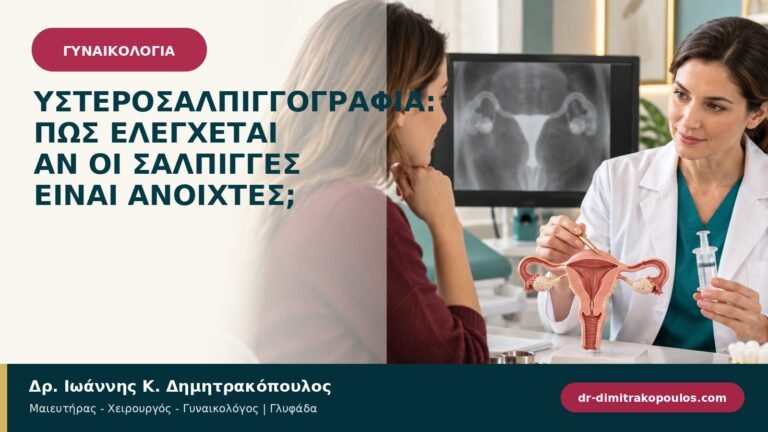Υστεροσαλπιγγογραφία: πώς ελέγχεται αν οι σάλπιγγες είναι ανοιχτές;