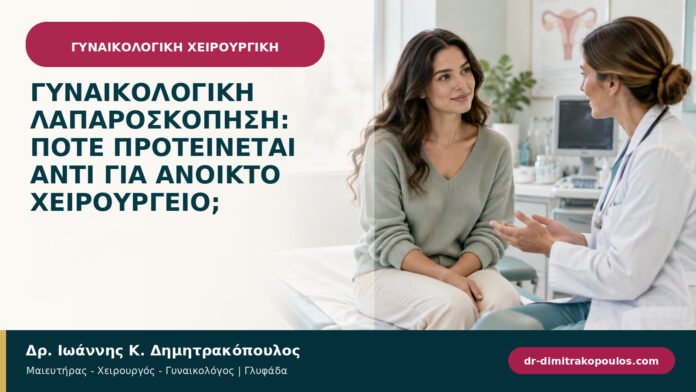 Γυναικολογική λαπαροσκόπηση: πότε προτείνεται αντί για ανοικτό χειρουργείο; Γυναικολογική λαπαροσκόπηση: πότε προτείνεται αντί για ανοικτό χειρουργείο;