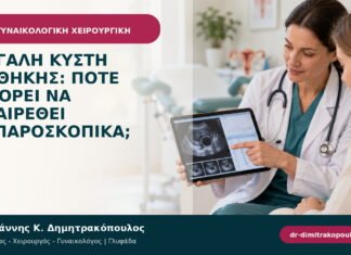 Μεγάλη κύστη ωοθήκης: πότε μπορεί να αφαιρεθεί λαπαροσκοπικά; Μεγάλη κύστη ωοθήκης: πότε μπορεί να αφαιρεθεί λαπαροσκοπικά;