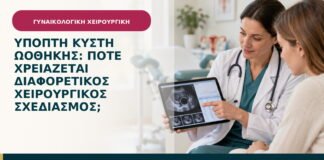 Ύποπτη κύστη ωοθήκης: πότε χρειάζεται διαφορετικός χειρουργικός σχεδιασμός;