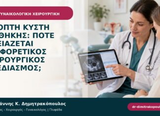 Ύποπτη κύστη ωοθήκης: πότε χρειάζεται διαφορετικός χειρουργικός σχεδιασμός; Ύποπτη κύστη ωοθήκης: πότε χρειάζεται διαφορετικός χειρουργικός σχεδιασμός;