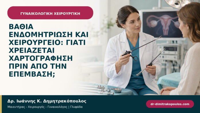 Βαθιά ενδομητρίωση και χειρουργείο: γιατί χρειάζεται χαρτογράφηση πριν από την επέμβαση;