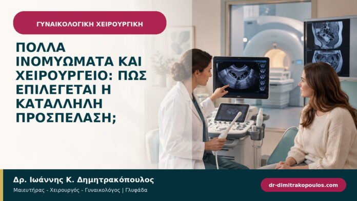 Πολλά ινομυώματα και χειρουργείο: πώς επιλέγεται η κατάλληλη προσπέλαση; Πολλά ινομυώματα και χειρουργείο: πώς επιλέγεται η κατάλληλη προσπέλαση;