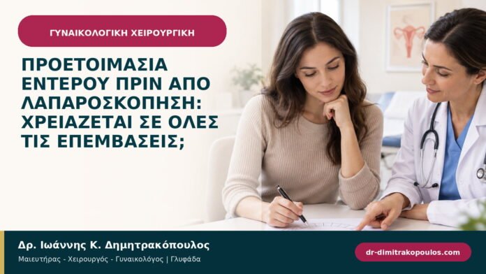 Προετοιμασία εντέρου πριν από λαπαροσκόπηση: χρειάζεται σε όλες τις επεμβάσεις; Προετοιμασία εντέρου πριν από λαπαροσκόπηση: χρειάζεται σε όλες τις επεμβάσεις;