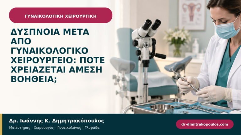 Δύσπνοια μετά από γυναικολογικό χειρουργείο: πότε χρειάζεται άμεση βοήθεια;