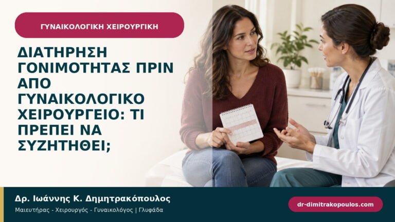 Διατήρηση γονιμότητας πριν από γυναικολογικό χειρουργείο: τι πρέπει να συζητηθεί;