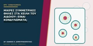 Μικρές συμμετρικές θηλές στα χείλη του αιδοίου: είναι κονδυλώματα;