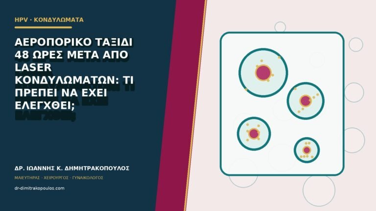 Αεροπορικό ταξίδι 48 ώρες μετά από laser κονδυλωμάτων: τι πρέπει να έχει ελεγχθεί;