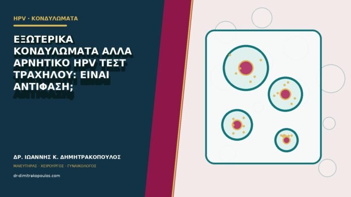 hpv-kondylomata-b80-40 Εξωτερικά κονδυλώματα αλλά αρνητικό HPV τεστ τραχήλου: είναι αντίφαση;