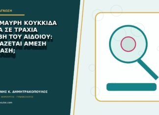 Μία μαύρη κουκκίδα μέσα σε τραχιά βλάβη του αιδοίου: χρειάζεται άμεση εξέταση; Μία μαύρη κουκκίδα μέσα σε τραχιά βλάβη του αιδοίου: χρειάζεται άμεση εξέταση;