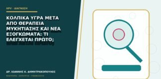 Κολπικά υγρά μετά από θεραπεία μυκητίασης και νέα εξογκώματα: τι ελέγχεται πρώτο;