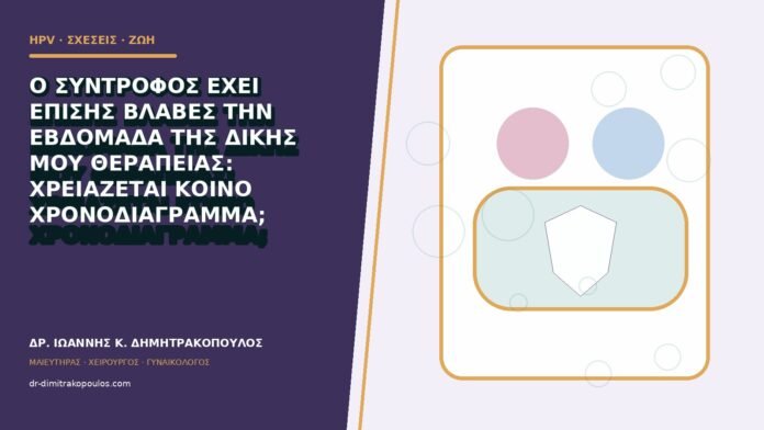 hpv-kondylomata-b83-19 Ο σύντροφος έχει επίσης βλάβες την εβδομάδα της δικής μου θεραπείας: χρειάζεται κοινό χρονοδιάγραμμα;