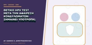 Θετικό HPV test μετά την αφαίρεση κονδυλωμάτων: σημαίνει υποτροπή;