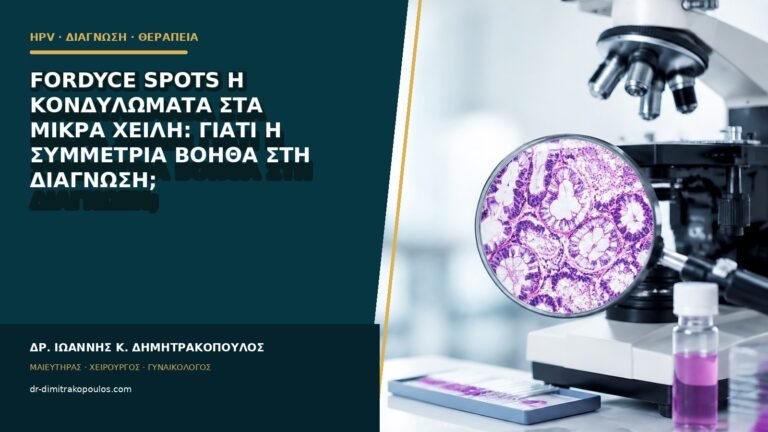 Fordyce spots ή κονδυλώματα στα μικρά χείλη: γιατί η συμμετρία βοηθά στη διάγνωση;